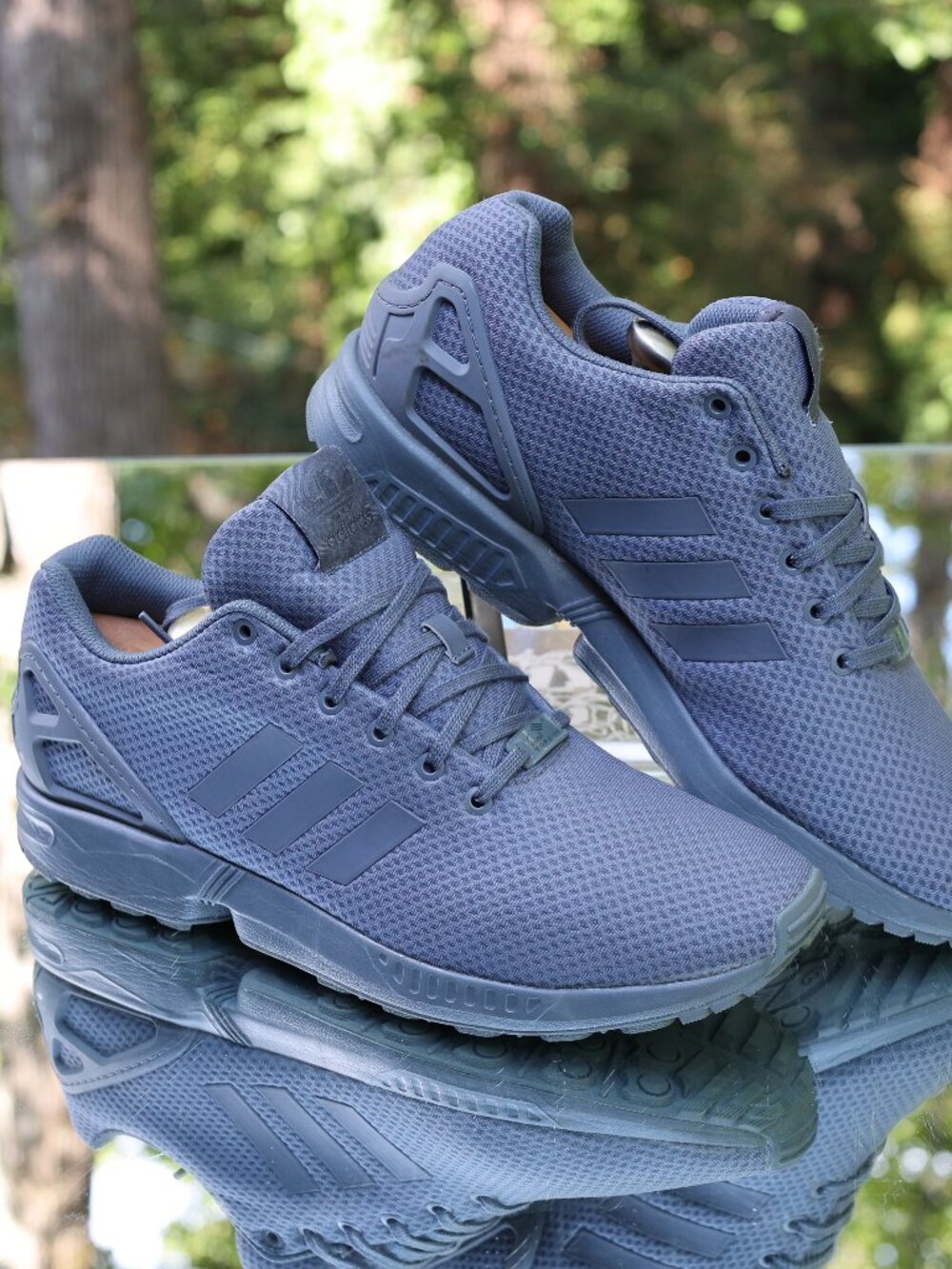 Adidas ZX Flux Tonal Blue Grey Mesh 2015